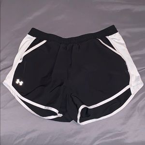 Black under armour shorts.